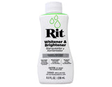 Rit Dye – 8 Oz. Liquid Fabric Dye for Clothing, Décor, and Crafts – Whitener and Brightener