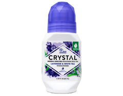 Crystal Essence Roll On Deodorant Lavender And White Tea - 2.25 Fl Oz