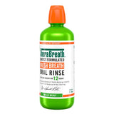 TheraBreath Fresh Breath Mouthwash, Mild Mint, Alcohol-Free, 1 Liter (33.8 fl oz)