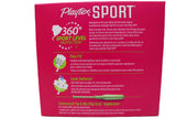 Playtex Sport Tampons Multipack: Super 16 Ct, Super Plus 16 Ct, 32 Total Tampons, Unscented