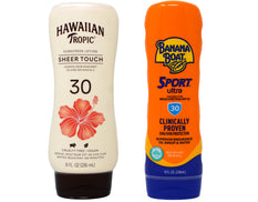 Hawaiian Tropic Sheer Touch Lotion - SPF 30; 8fl.oz. & Banana Boat Sport Lotion - SPF 30; 8fl.oz.