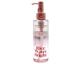 The Face Shop Rice Water Bright Light Facial Cleansing Oil, Daily Makeup Remover, Oil Cleanser, Vegan, Korean Skin Care with Jojoba Oil, Face Wash for Sensitive, Normal & Oily Skin, Face Pore Cleanser