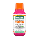 TheraBreath Anticavity Fluoride Mouthwash, Sparkle Mint, Dentist Formulated, 1 Liter (33.8 fl oz) + Travel Size, 3 fl oz