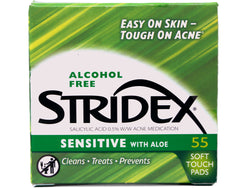 Stridex Acne Control Soft Touch Pads, Sensitive, 55 Ct