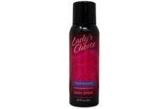 Lady's Choice Body Spray Floral Bouquet Obsession, lavender, Geranium & Rose Scent, 3 oz (85g)