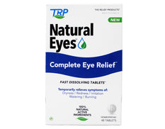 Natural Eyes, Complete Eye Relief, Fast Dissolving Tablets, Dryness, Redness, Irritation, Watering and Burning, 48 Count