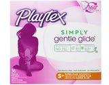 Playtex Simply Gentle Glide Unscented Tampons, Super Plus Absorbency, 36 Count