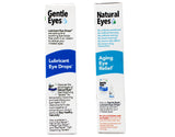 TRP Gentle Eyes Lubricant Eye Drops, Fast Long Lasting Relief, Moisturizing, 0.5 fl oz & Natural Eyes Aging Eye Relief Fast Dissolving Tablets for Eye Health, Poor Night Vision, Tired Eyes, Dryness and Redness. 48 Count