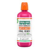 TheraBreath Anticavity Fluoride Mouthwash, Sparkle Mint, Dentist Formulated, 1 Liter (33.8 fl oz) + Travel Size, 3 fl oz