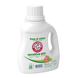 ARM & HAMMER Sensitive Skin Free & Clear, 33 Loads Liquid Laundry Detergent, 33 Fl oz