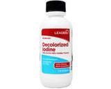 Leader Decolorized Iodine First Aid Antiseptic 2 fl oz