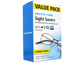 Bausch & Lomb Sight Savers Pre-Moistened Lens Cleaning Tissues, Anti-Fog, Anti-Static, Anti-Streaking, Cleans Glass and Plastic,  60 ct Value Pack