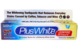 Plus White Coffee Drinker's Teeth Whitening Toothpaste - Removes Tooth Stains for Sensitive Teeth with Fluoride Cavity Protection & Tartar Control - Cool Mint Flavor (3.5 oz)