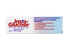 Insta-Glucose Gel, Respond to Low Blood Sugar Quickly Rapidly Absorbed Gel for Diabetic Emergencies, Cherry Flavor, 1.09 Ounce