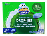 Scrubbing Bubbles Continuous Clean Drop-Ins - One Toilet Bowl Cleaner Tablet Lasts Up to 4 Weeks, 1 Blue Disc, 1.7 oz