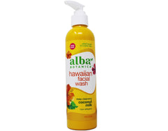 Alba Botanica Hawaiian Facial Wash, Deep Cleansing Coconut Milk 8 oz