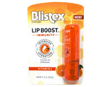 Blistex Lip Boost Immunity, Lip Balm, Intensive Hydration, Vitamin C, Coconut Oil & Beeswax, Moisturizer 0.13 oz