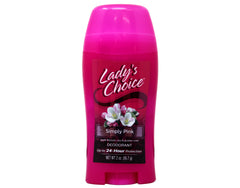 Lady's Choice Deodorant Stick Simply Pink, Up to 24-Hour Protection, Apple Blossom, Rose & Jasmine Scent, 2 oz