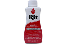 Rit Dye Liquid Fabric Dye for All-Purpose, Clothing, Décor – Scarlet 8 fl oz