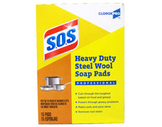 S.O.S Heavy Duty Steel Wool Soap Pads, 15 count