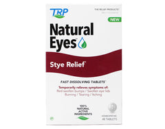 Natural Eyes, Stye Relief Tablets, Temporarily Relieves Symptoms of: Red Swollen Bumps, Swollen Eye Lids, Burning, Tearing, Itching, 48 Count