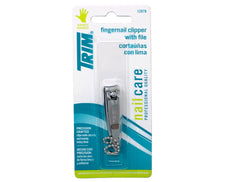 Trim Fingernail Clipper With File 1 ea