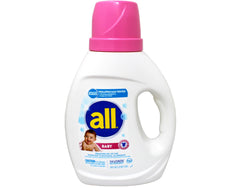 All Liquid Laundry Detergent, Gentle for Baby, 24 Loads, 36 fl oz