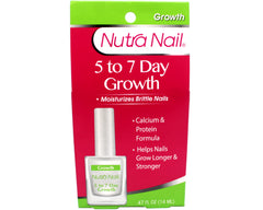 Nutra Nail 5 to 7 Day Growth Treatment - Fast Keratin Nail Strengthener Repair Serum Formula for Thin, Brittle, & Damaged Nails (0.47 fl oz)