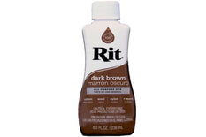 Rit All-Purpose Liquid Dye, Dark Brown, 8 fl oz