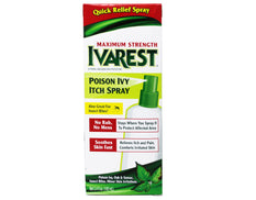 Ivarest Maximum Strength Poison Ivy Anti-Itch Spray, Medicated, 3.4 oz