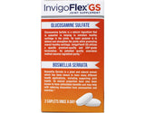 InvigoFlex® GS - Glucosamine Sulfate (Shellfish Free, Sodium Free & Vegetarian Safe) Non GMO, Gluten Free - with Boswellia Serrata - Knees, Hands, Back, and Hip Premium Joint Supplement, 60 Caplets