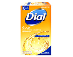 Dial Gold Antibacterial Soap 4 Ounce Bars, 6 Count