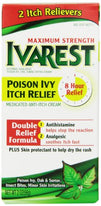 Ivarest Anti-Itch Cream Maximum Strength Medicated 2 Ounce Each