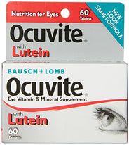 Bausch & Lomb Ocuvite Eye Vitamin & Mineral Supplement with Lutein 60 Each