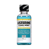 Listerine Cool Mint Antiseptic MouthWash Travel Size 3.2 Ounce Each