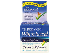 T.N. Dickinson's Witch Hazel Astringent Cleansing Pads 60 Count - Pack of 1