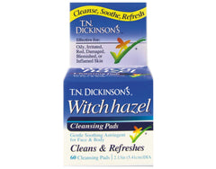 T.N. Dickinson's Witch Hazel Astringent Cleansing Pads 60 Count - Pack of 1