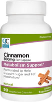 Quality Choice Cinnamon Metabolism Support Capsules, 90 Count - Pack of 1