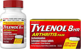 Tylenol 8 HR Arthritis Pain Reliever 650mg Each, 225 Caplets