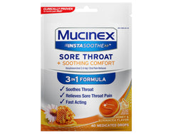 Mucinex InstaSoothe Honey & Echinacea Flavor, 40 Medicated Drops