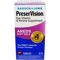 Bausch & Lomb Preservision Soft Gels 120 Count Each