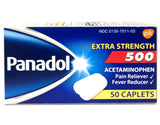 Panadol Extra Strength 500mg Acetaminophen, 50 Caplets