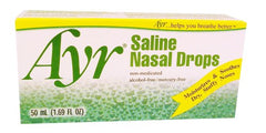 Ayr Saline Nasal Drops 1.69 Ounce Each