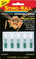 Sting Kill Anesthetic Disposable Swabs 5 Count