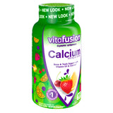 Vitafusion Adult Calcium 500 mg Gummies Bone Support With Vitamin D 100 Count