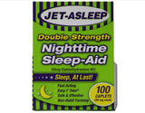 Jet-Asleep Double Strength Nighttime Sleep-Aid, 100 Caplets Each