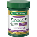 Nature's Bounty Ultra Strength Probiotic 10 Capsules, 30 Count