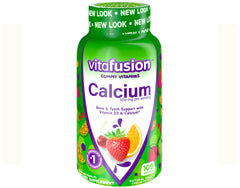 Vitafusion Adult Calcium 500 mg Gummies Bone Support With Vitamin D 100 Count