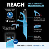 Reach Professional Floss Picks, Mint 90 Count