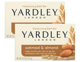 Yardley London Bath Bar Oatmeal & Almond 4oz, 2 Count